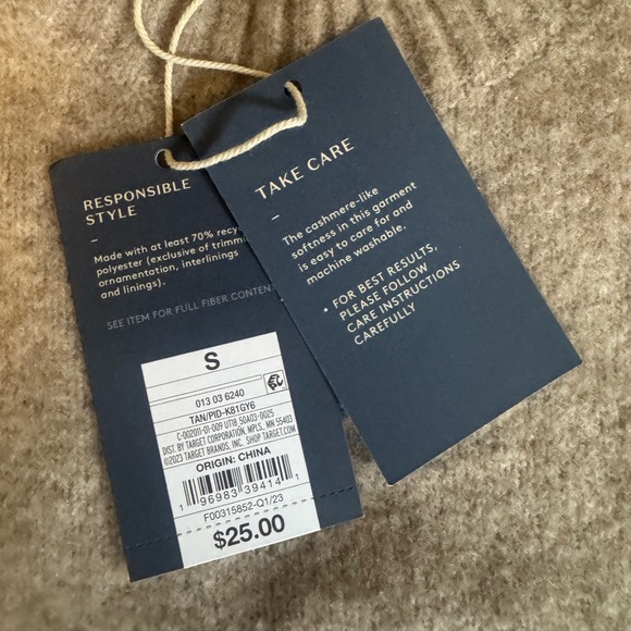 Universal Thread Beige Crew Neck Sweater - Picture 3 of 6